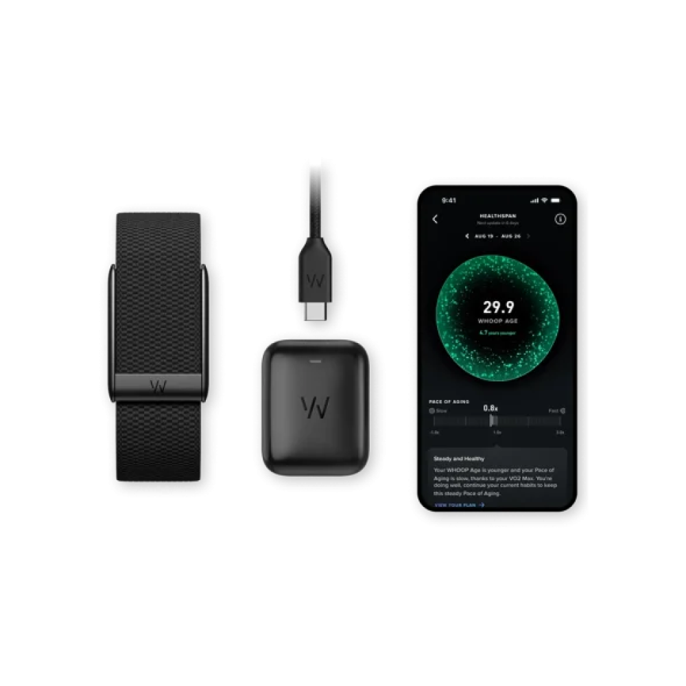 Фітнес-браслет WHOOP 5.0 Peak Obsidian SuperKnit - 12-Month Membership (973-004-000)