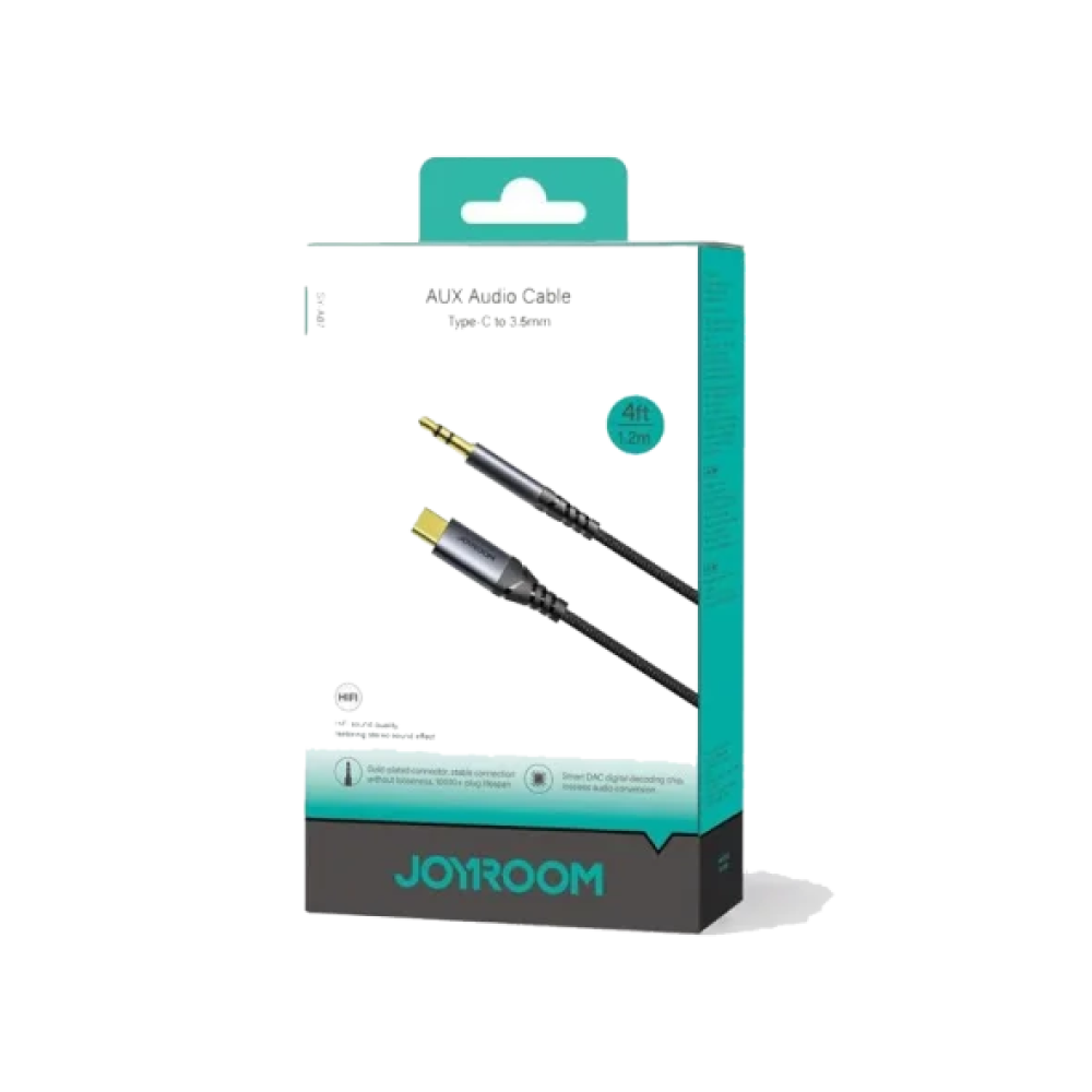 Кабель Apple iPhone/iPad AUX to Type-C 1.2m (SY-A07)