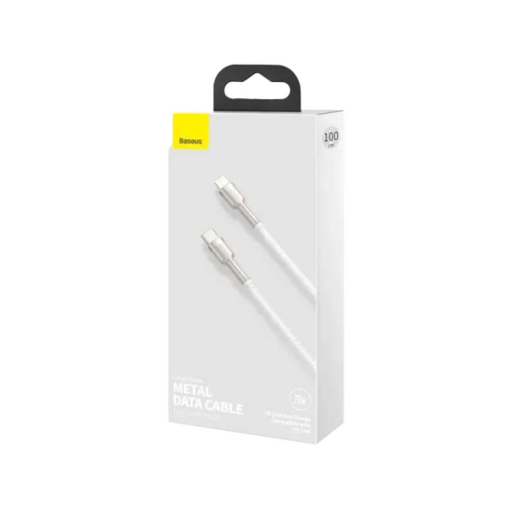 Кабель Apple iPhone/iPad Baseus Cafule Metal Type-C to Lightning PD 20W 1м