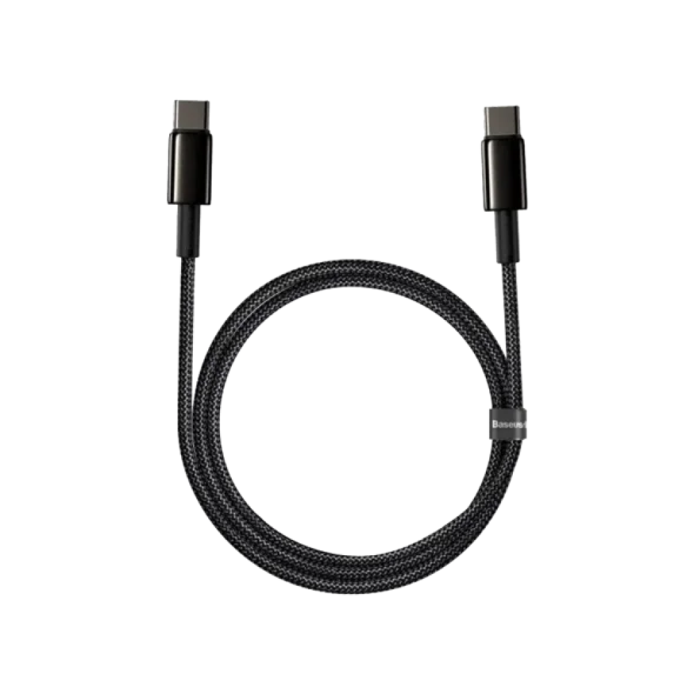 Кабель Apple iPhone/iPad Baseus Tungsten Gold Type-C to Type-C 1m 100W