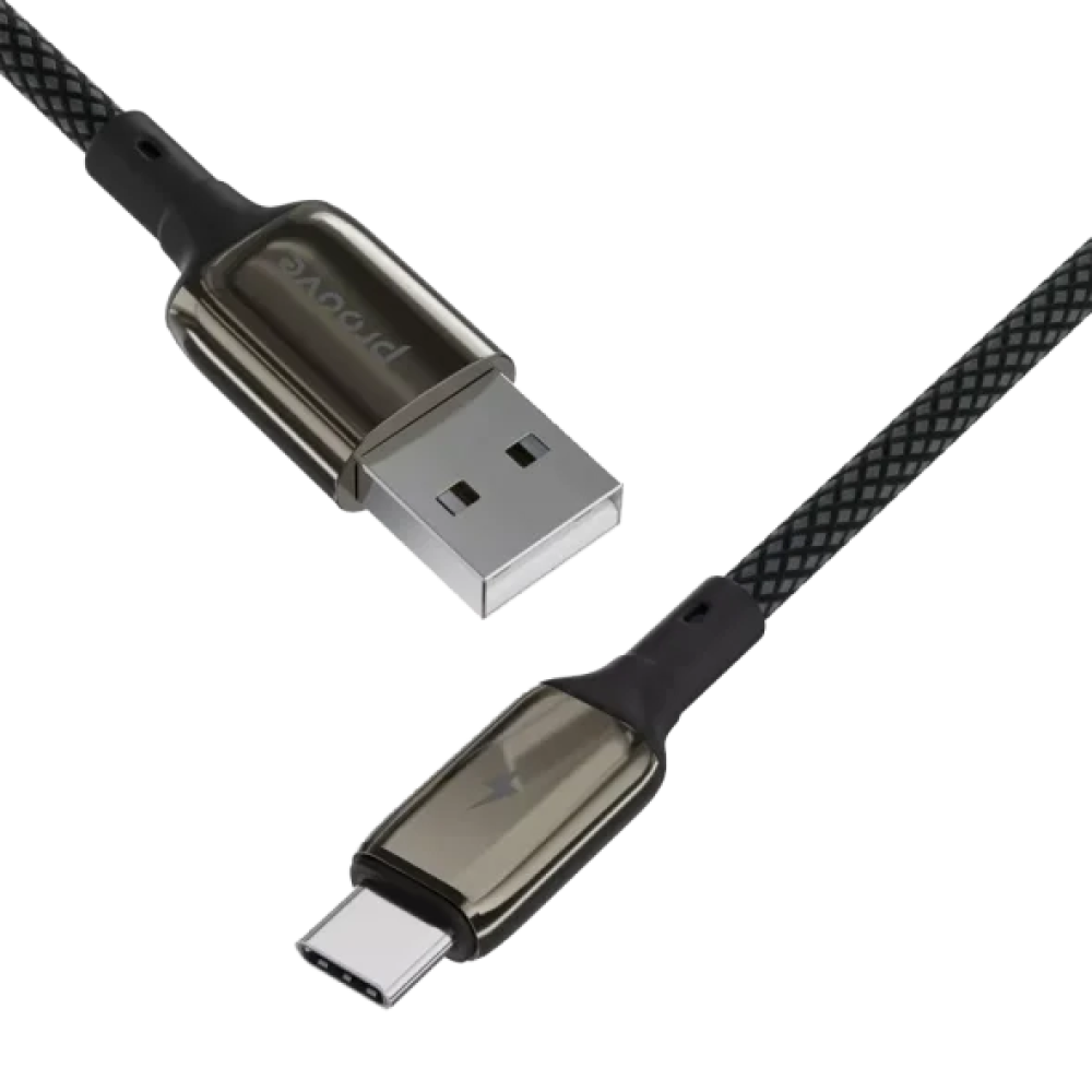 Кабель Apple iPhone/iPad Proove Dense Metal Type-C 2.4A 1m Black