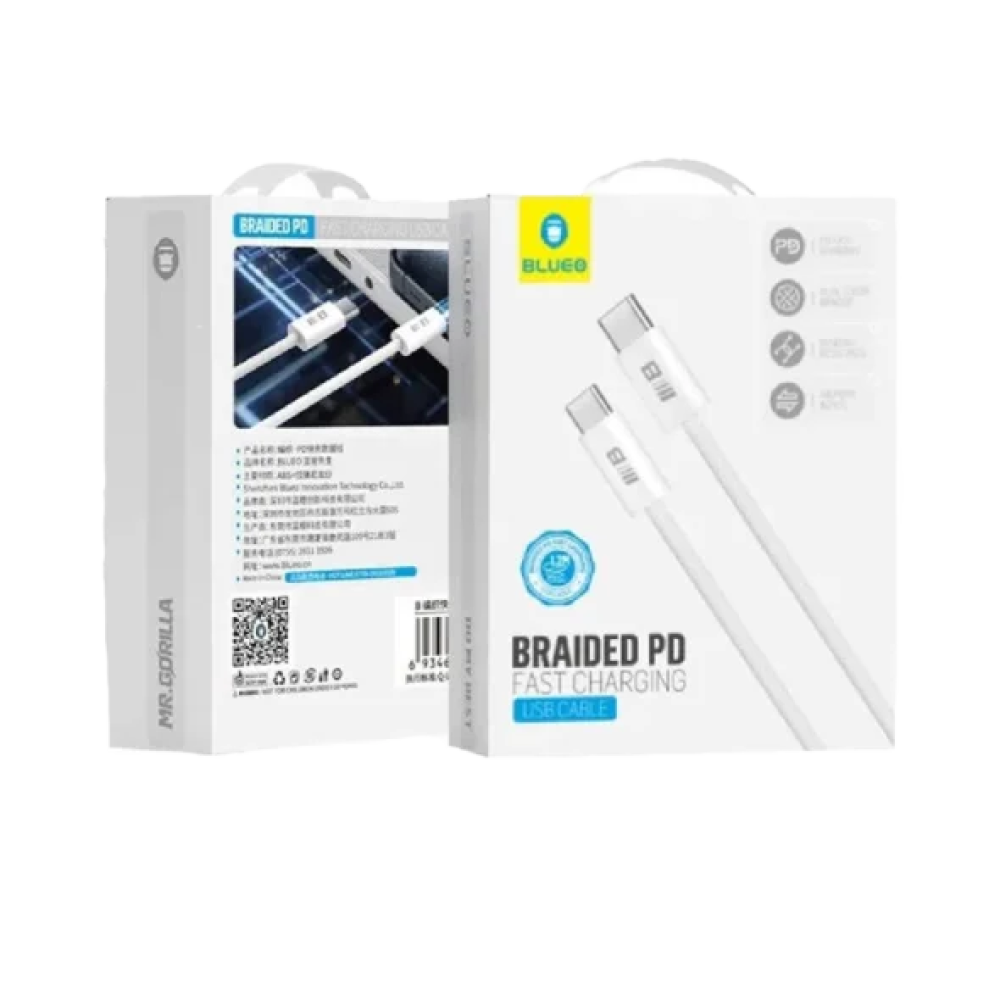 Кабель Apple iPhone/iPad Type-C to Lightning BLUEO (BT5924)