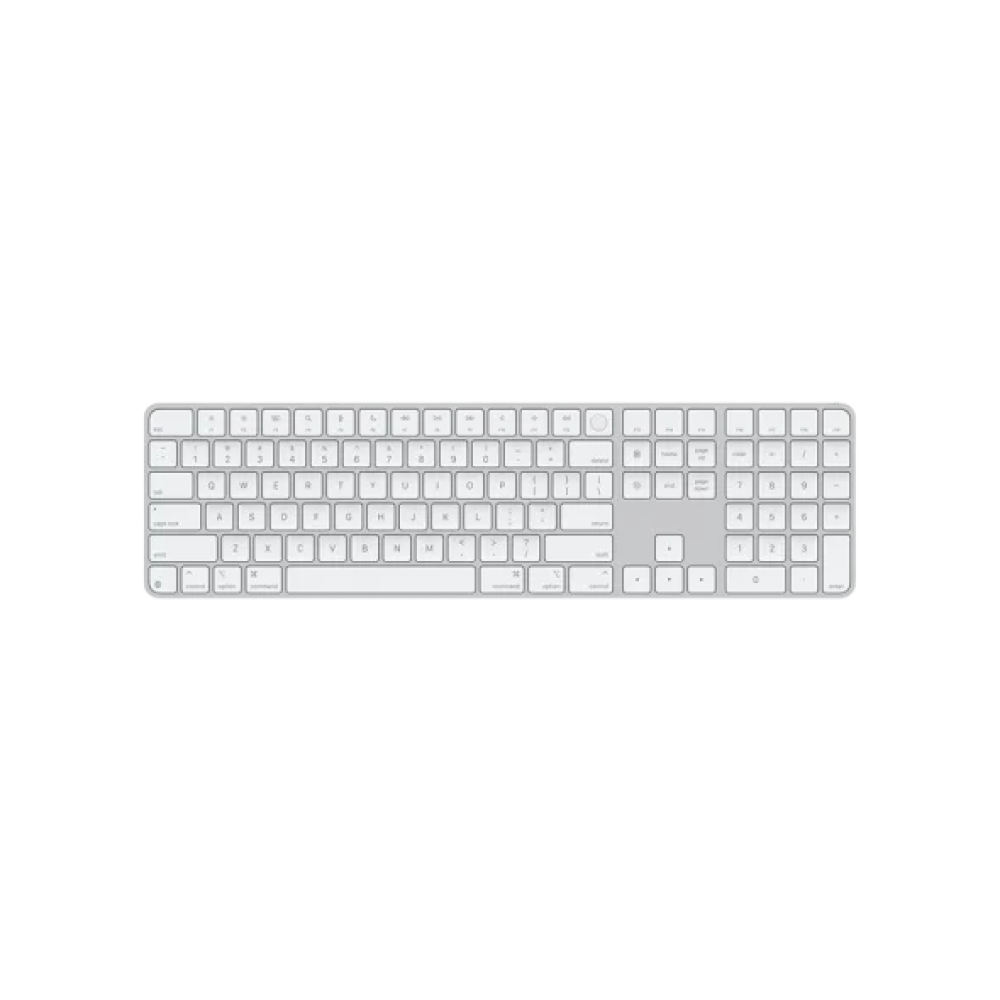 Клавіатура Apple Magic Keyboard with Touch ID and Numeric Keypad for Mac with Apple silicon USB-C White Keys (MXK73)
