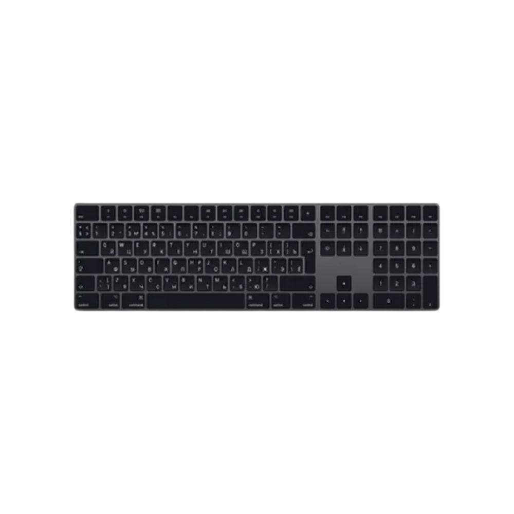 Клавіатура Apple Magic Keyboard with Numeric Keypad Space Gray (MRMH2)