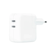 Мережевий зарядний пристрій Apple A2676 35W Dual USB-C White (MW2K3)