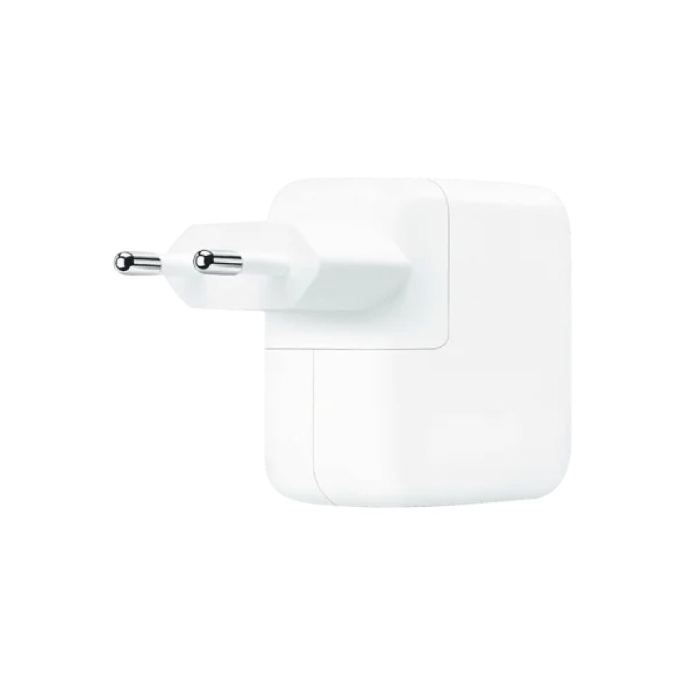 Мережевий зарядний пристрій Apple A2676 35W Dual USB-C White (MW2K3)