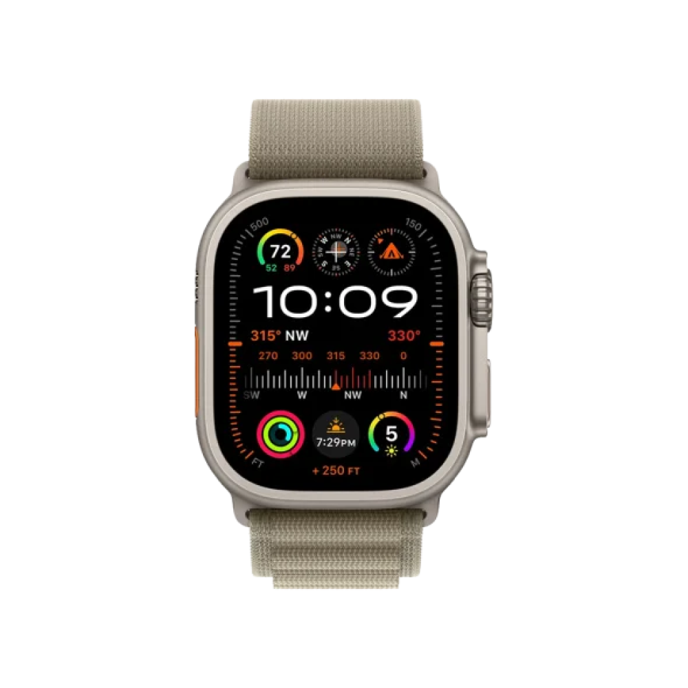 Ремінець Apple Alpine Loop Band Medium для Apple Watch 49mm - Olive (MT5U3)