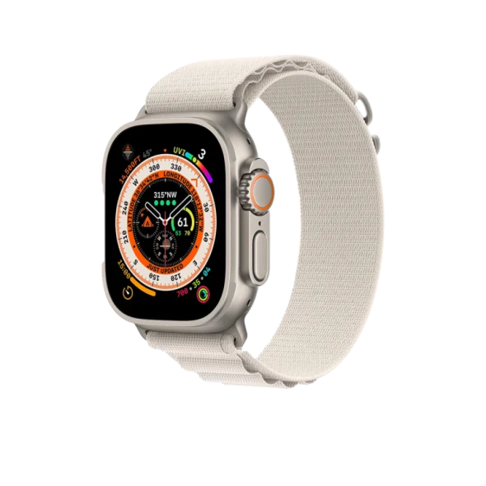 Ремінець Apple Alpine Loop Band Small для Watch 49mm - Starlight (MQE53)