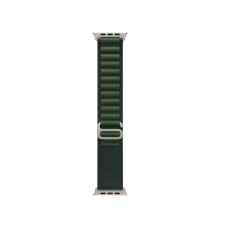 Ремінець Apple Alpine Loop Dark Green - Natural Titanium Finish для Watch 44/45/46/49mm - Medium (MXMV3)