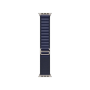 Ремінець Apple Alpine Loop Navy - Natural Titanium Finish для Watch 44/45/46/49mm - Small (MXMX3)