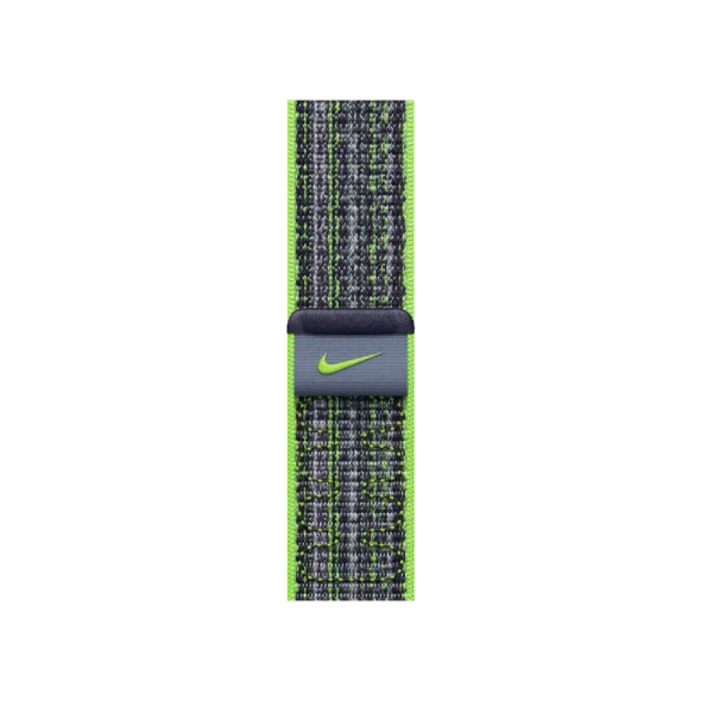 Ремінець Apple Bright Green/Blue Nike Sport Loop для Apple Watch 38/40/41mm (MTL03)