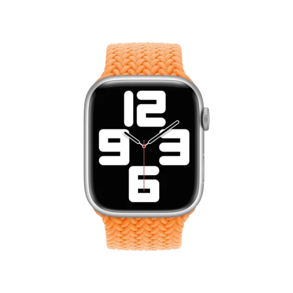 Ремінець Apple Bright Orange Braided Solo Loop - Size 3 для Watch 38/40/41mm (MQXQ3)