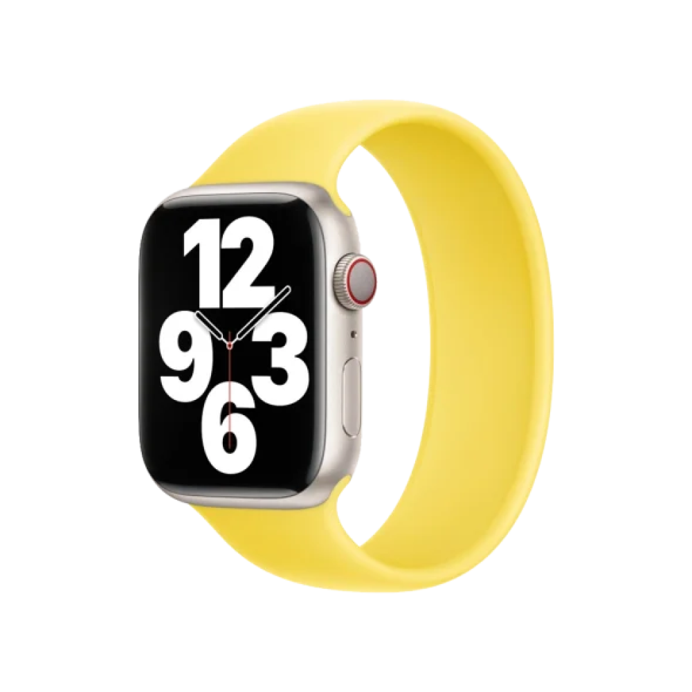 Ремінець Apple Canary Yellow Solo Loop - Size 4 Watch 42/44/45/49mm (MQW33)