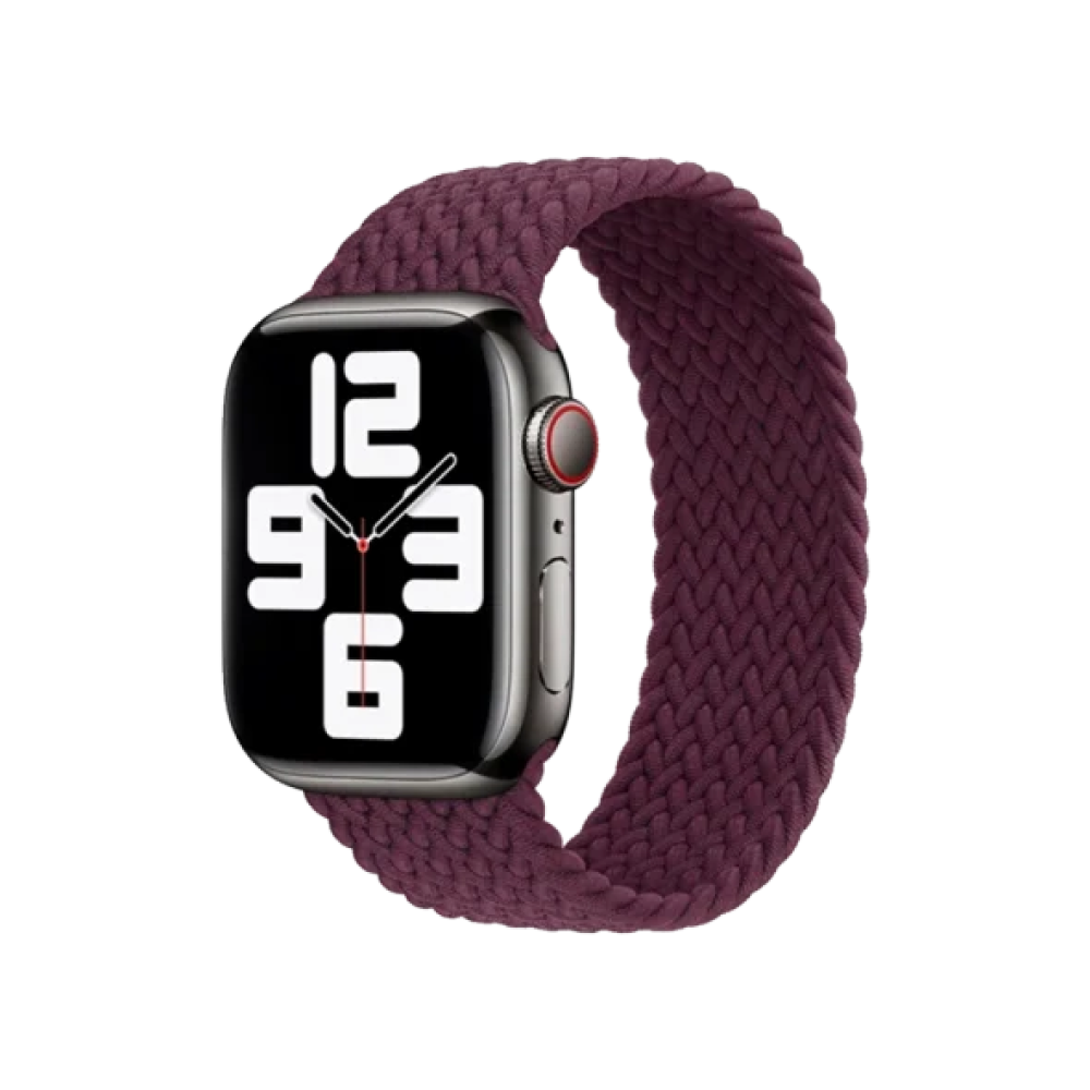 Ремінець Apple Dark Cherry Braided Solo Loop - Size 6 для Watch 40/41mm (ML3Y3)