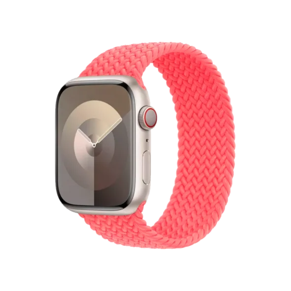 Ремінець Apple для Watch 44/45/46 mm Braided Solo Loop Guava (MT903), Size 6