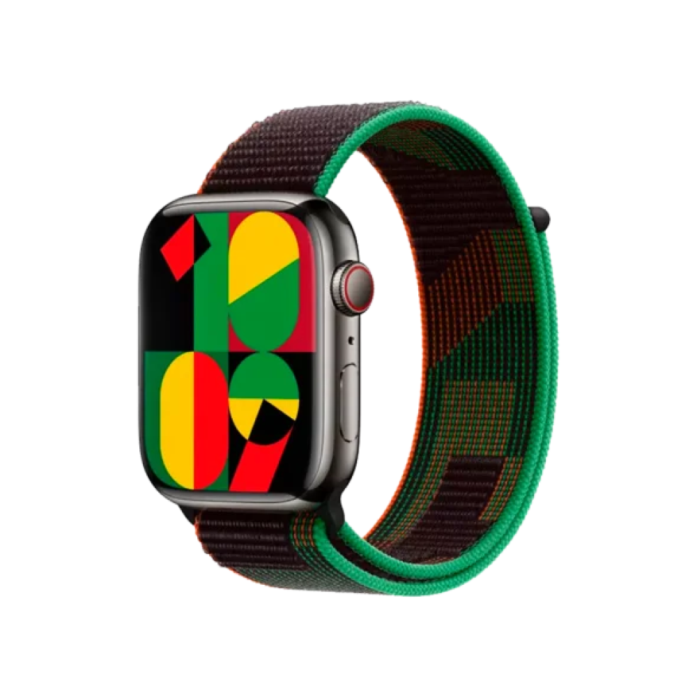 Ремінець Apple для Watch 45mm Sport Loop Black Unity (MUJU3)