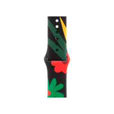 Ремінець Apple для Watch 46mm Sport Band Black Unity - Unity Bloom - M/L (MYGX3)