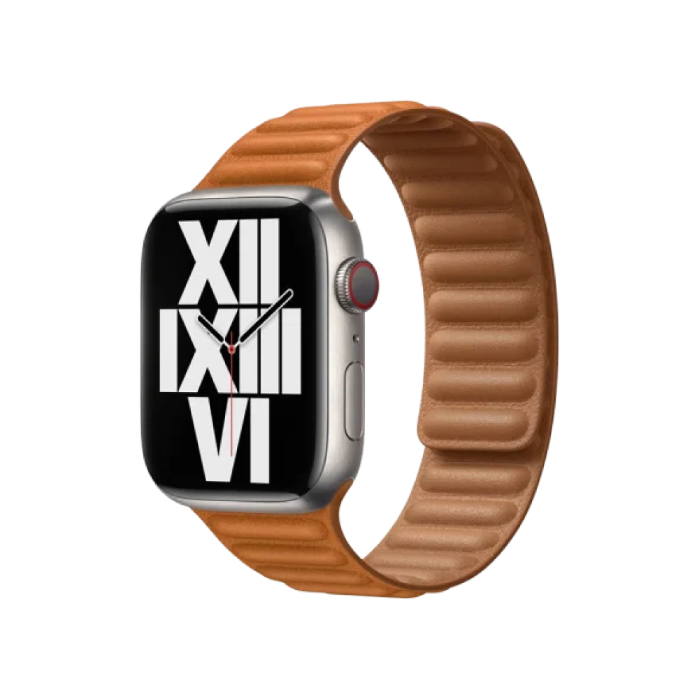 Ремінець Apple Golden Brown Leather Link M/L для Watch 40/41mm (ML7L3)