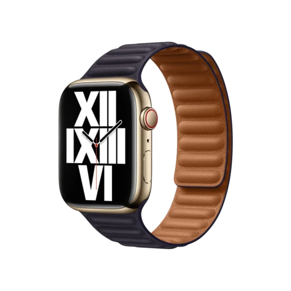 Ремінець Apple Ink Leather Link S/M для Watch 42/44/45/49mm (MP873)