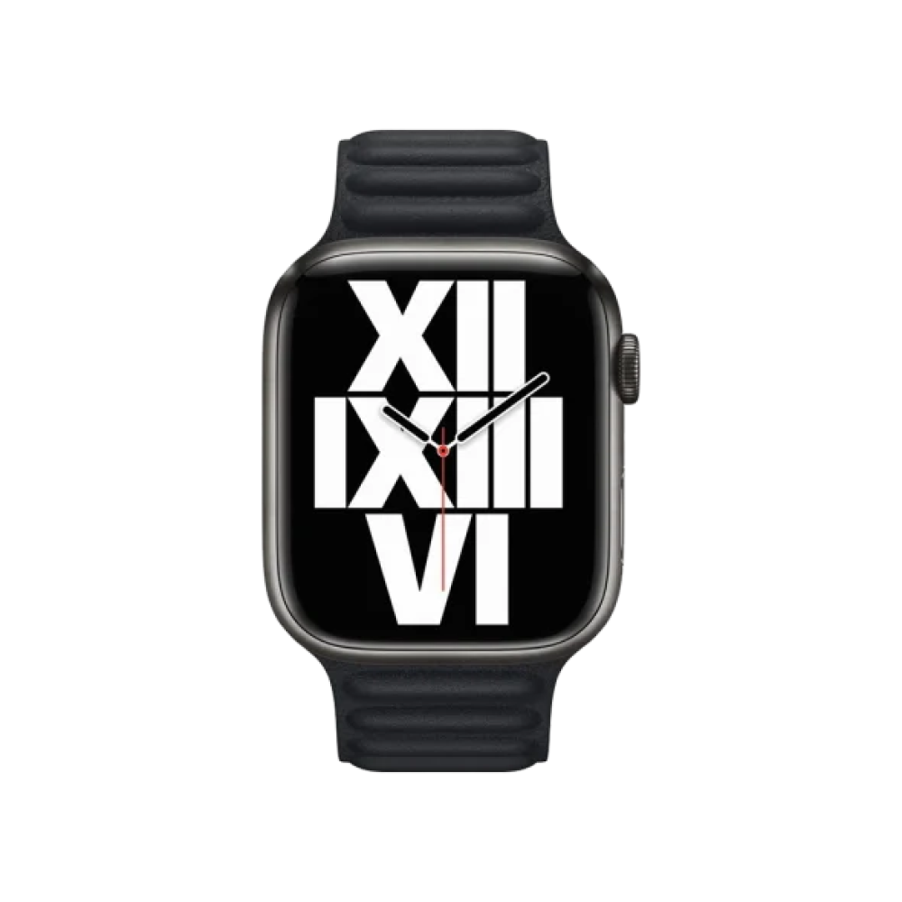 Ремінець Apple Midnight Leather Link S/M для Watch 40/41mm (ML7R3)