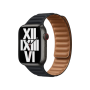 Ремінець Apple Midnight Leather Link S/M для Watch 44/45mm (ML813)