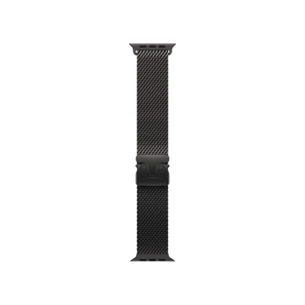 Ремінець Apple Milanese Loop Black Titanium для Watch 44/45/46/49mm - Large (MXKH3)