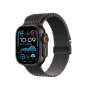 Ремінець Apple Milanese Loop Black Titanium для Watch 44/45/46/49mm - Large (MXKH3)