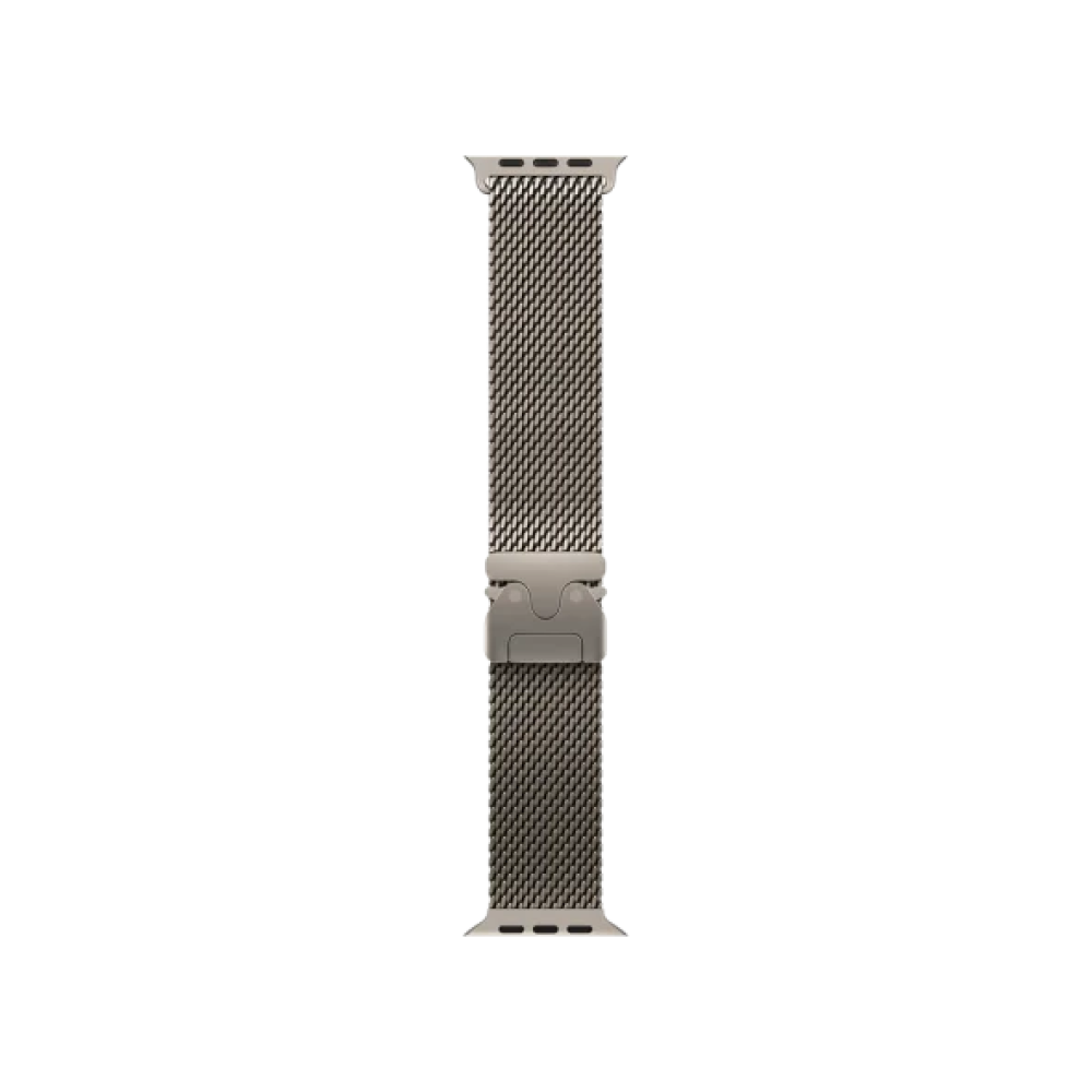 Ремінець Apple Milanese Loop Natural Titanium для Watch 44/45/46/49mm - Small (MXKC3)
