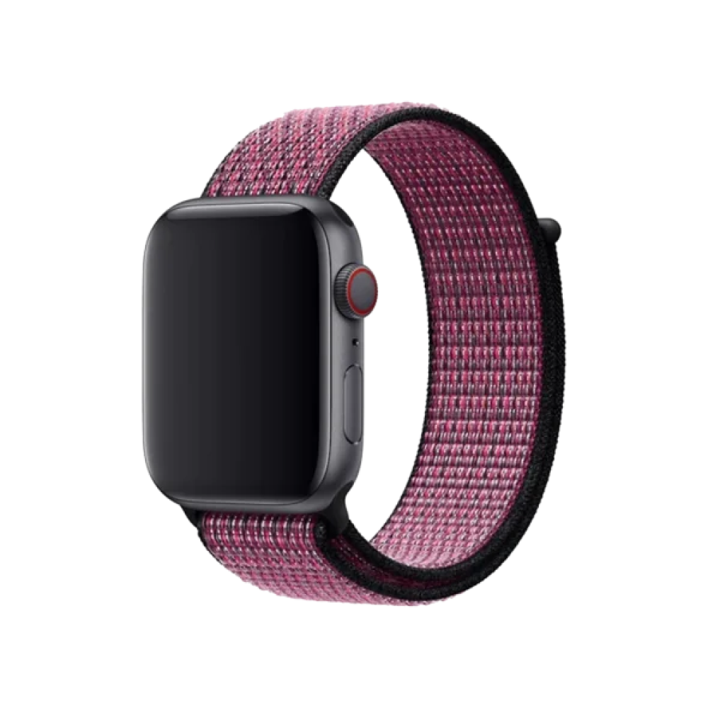 Ремінець Apple Nike Sport Loop for Watch 44mm Pink Blast/True Berry (MWU42)