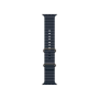 Ремінець Apple Ocean Band Navy - Natural Titanium Finish для Watch 44/45/46/49mm (MXTH3)