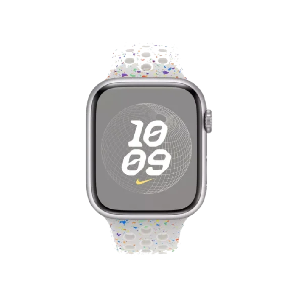 Ремінець Apple Pure Platinum Nike Sport Band M/L для Watch 42/44/45/49mm (MUV13)