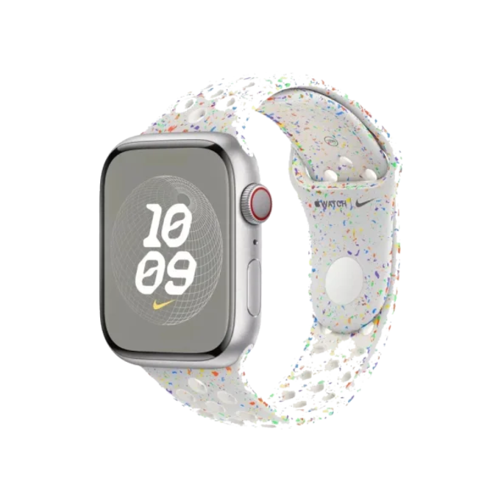 Ремінець Apple Pure Platinum Nike Sport Band M/L для Watch 42/44/45/49mm (MUV13)