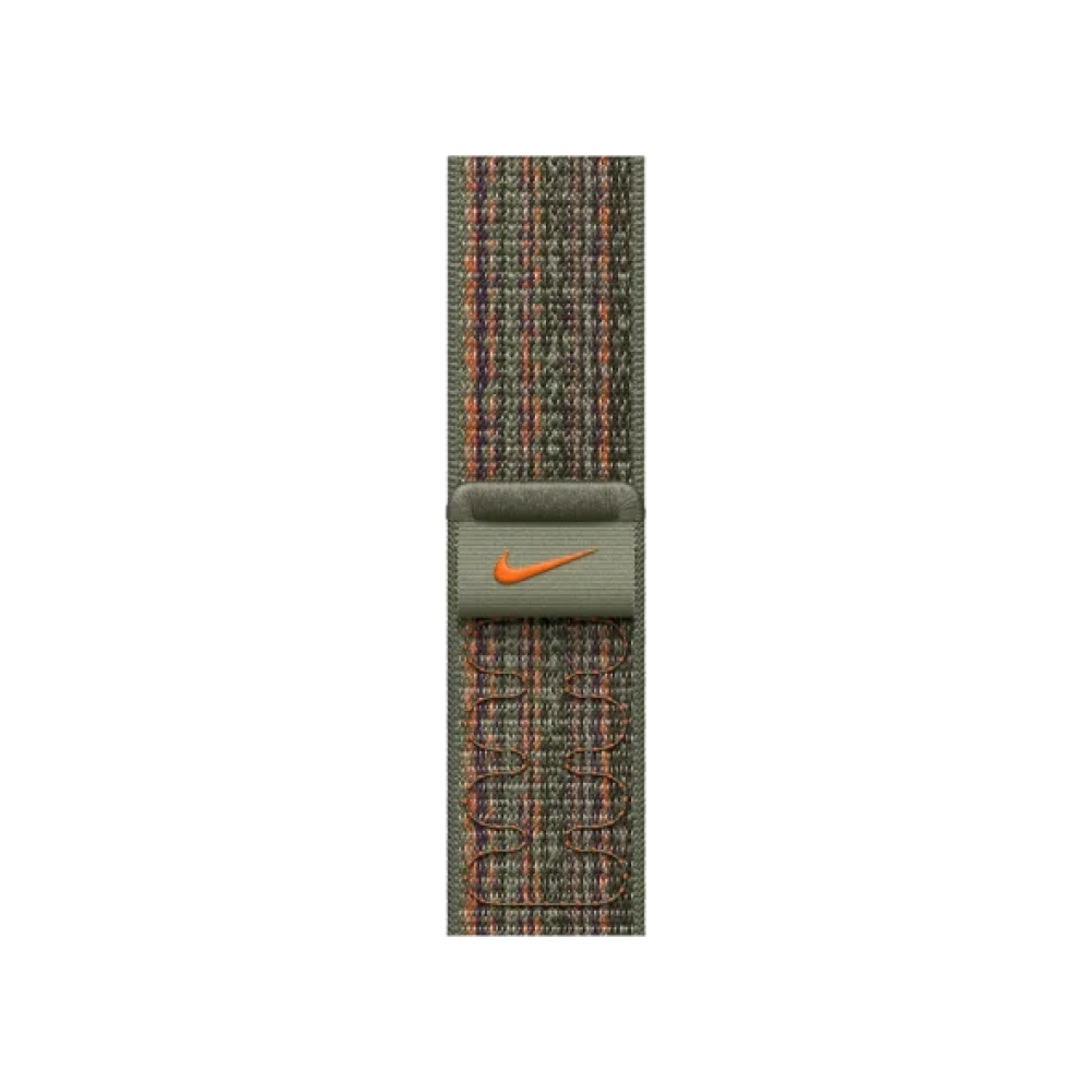 Ремінець Apple Sequoia/Orange Nike Sport Loop для Watch 38/40/41mm (MTL33)