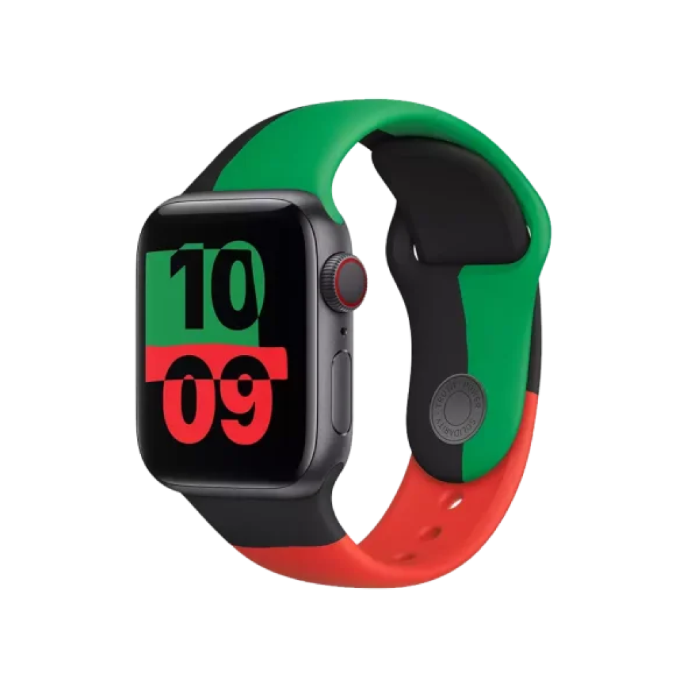 Ремінець Apple Sport Band для Watch 40mm M/L Black Unity (MUQ63)