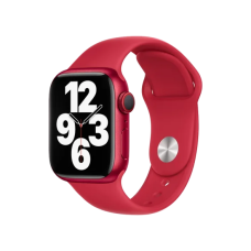 Ремінець Apple Sport Band для Watch 45mm Regular (Product) Red (MKUV3)