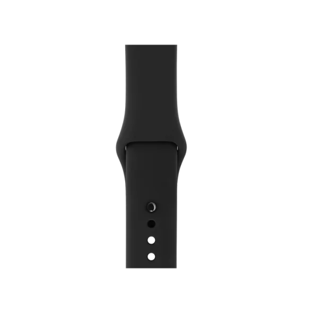 Ремінець Apple Sport Band M/L для Watch 44/45/46/49mm - Black (MXM43)