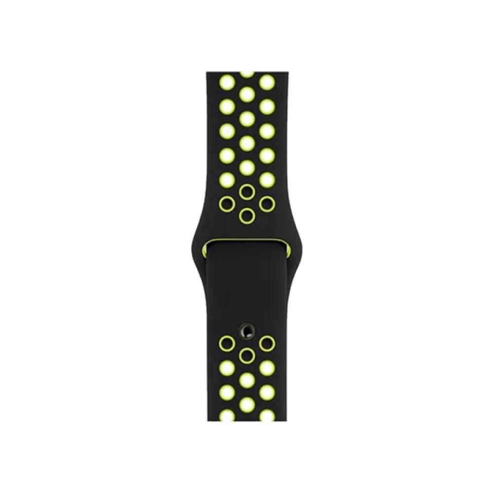 Ремінець Apple Sport Band Nike Black/Volt (MTMN2) for Apple Watch 38/40mm