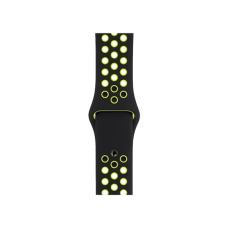 Ремінець Apple Sport Band Nike Black/Volt (MTMN2) for Apple Watch 38/40mm