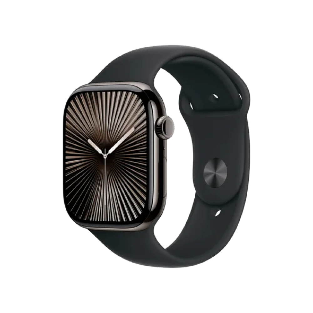 Ремінець Apple Sport Band S/M для Watch 42mm - Black (MXLJ3)