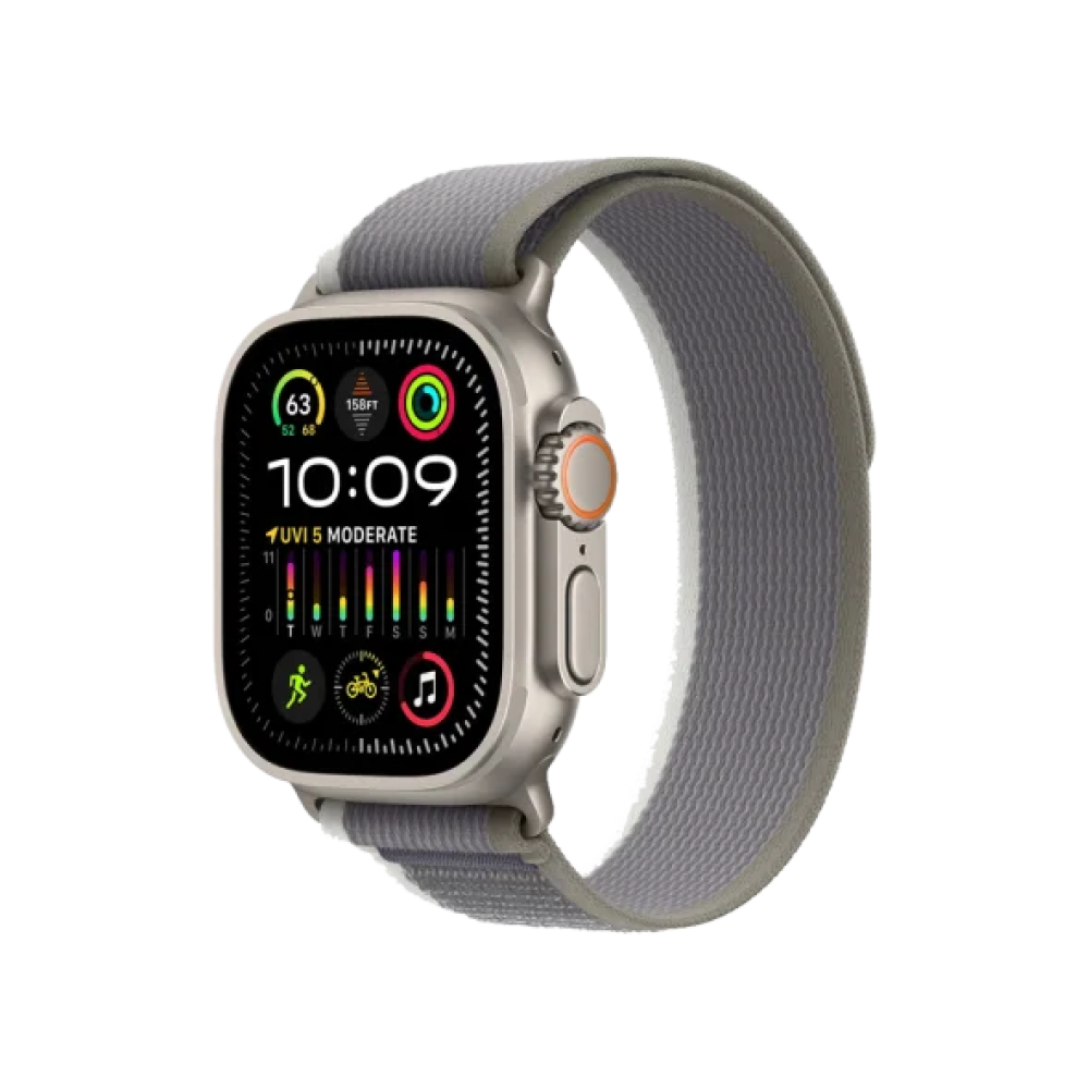 Ремінець Apple Trail Loop Band M/L для Watch 49mm - Green/Gray (MT603)