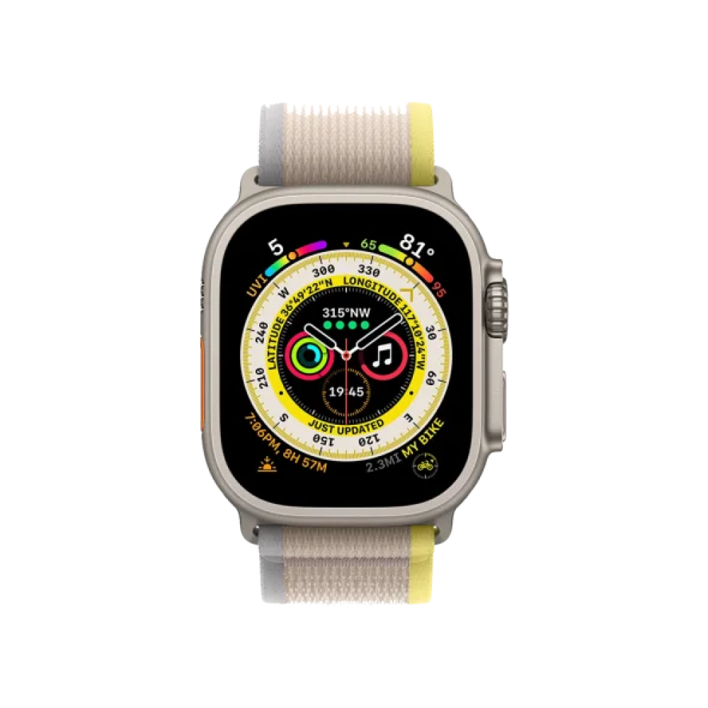 Ремінець Apple Trail Loop Band M/L для Watch 49mm - Yellow/Beige (MQEH3)