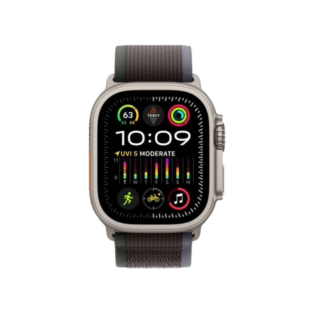 Ремінець Apple Trail Loop Band S/M для Watch 49mm - Blue/Black (MT613)