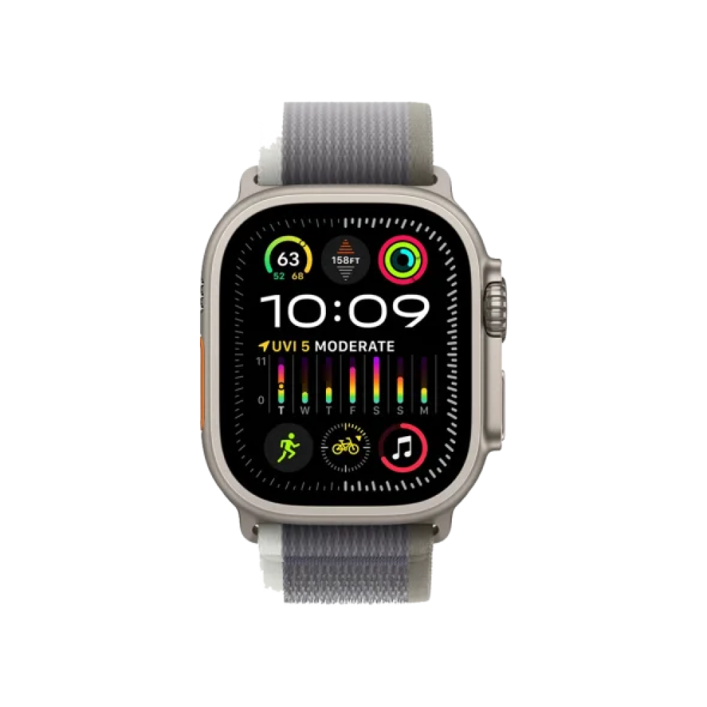 Ремінець Apple Trail Loop Band S/M для Watch 49mm - Green/Gray (MT5Y3)