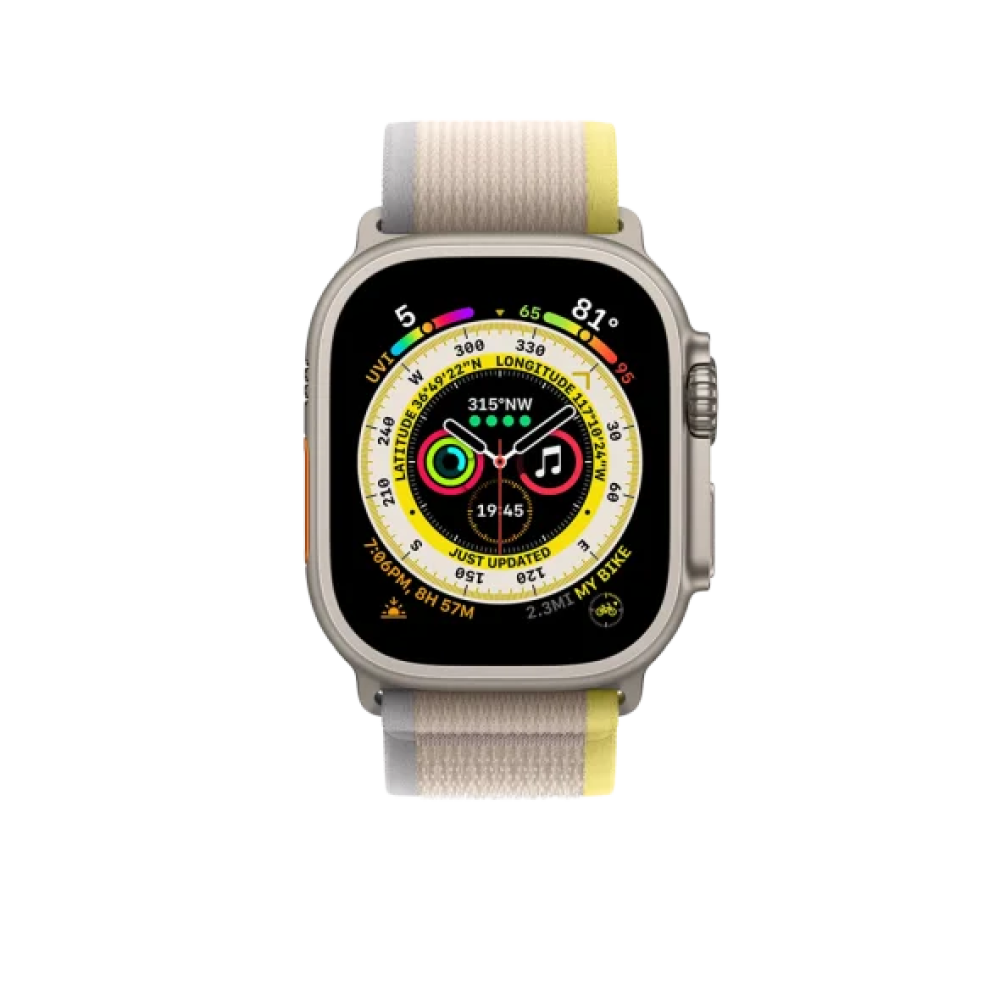 Ремінець Apple Trail Loop Band S/M для Watch 49mm - Yellow/Beige (MQEG3)