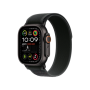 Ремінець Apple Trail Loop Black - Black Titanium Finish для Watch 44/45/46/49mm - M/L (MYQ63)
