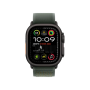 Ремінець Apple Trail Loop Green - Black Titanium Finish для Watch 44/45/46/49mm - M/L (MYQ43)