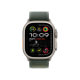 Ремінець Apple Trail Loop Green - Natural Titanium Finish для Watch 44/45/46/49mm - M/L (MXTP3)