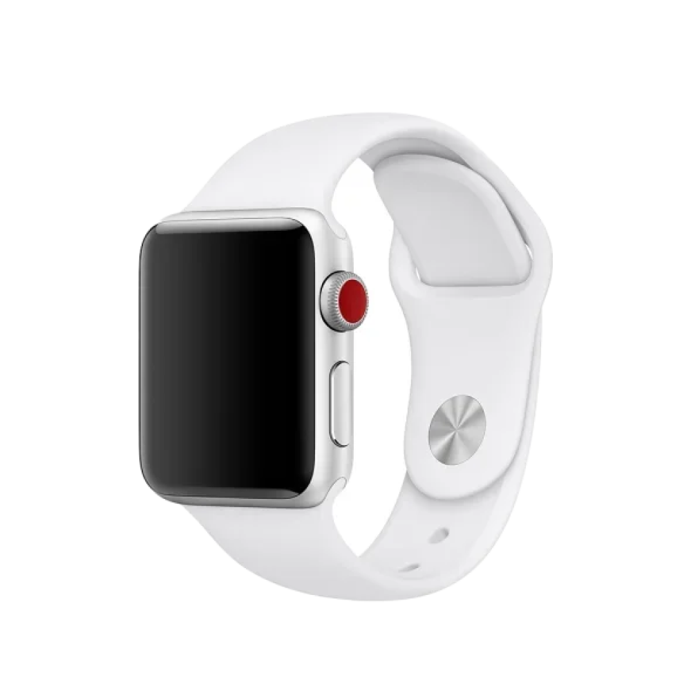 Ремінець Apple White Sport Band M/L для Watch 42/44/45/49mm (MP7H3)