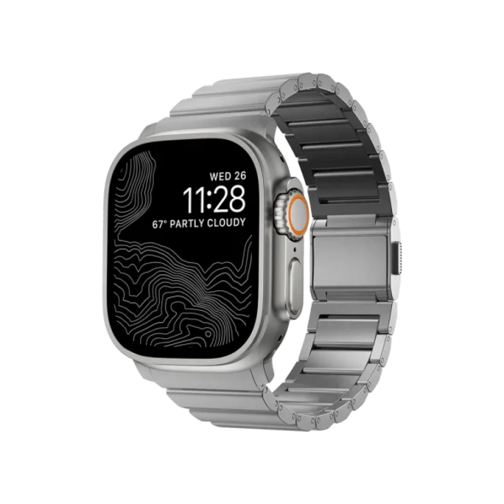 Ремінець Nomad Titanium Band V2 Natural Hardware Natural 46mm/49mm (NM014858858)