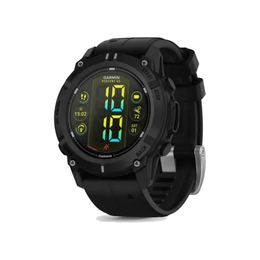 Смарт-годинник Garmin Descent G2 Black with Black Band (010-02986-00)
